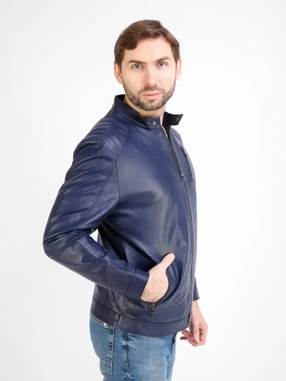 Куртка мужская  из натуральной кожи