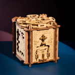 Деревянный Квестбокс "Испытание Камелота" от IDventure - головоломка, сборная модель, 3D пазл, коробочка с секретом