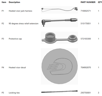 Выход для подогрева визора (Heated Visor Outlet) BRP Can-Am 715001246
