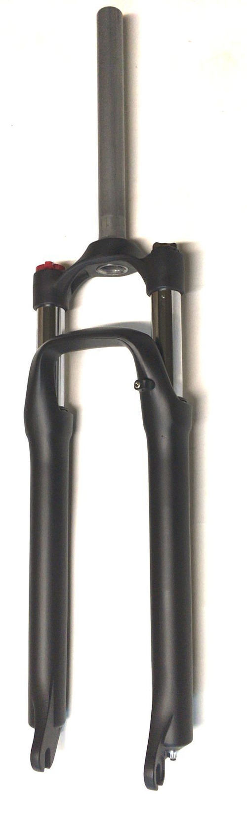 Вилка аморт. 00-210060 27.5" алюм, ход 100мм для диск торм. 260х28.6мм безрезьбовой шток, рег-ка жест, мех. блокировка, мат. черн, HORST AML100 BLACK