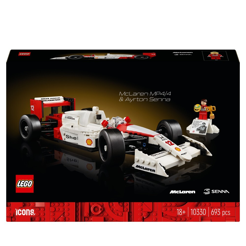 LEGO Icons — McLaren MP4/4 и Айртон Сенна 10330 / артикул   10330  / GTIN 5702017583495