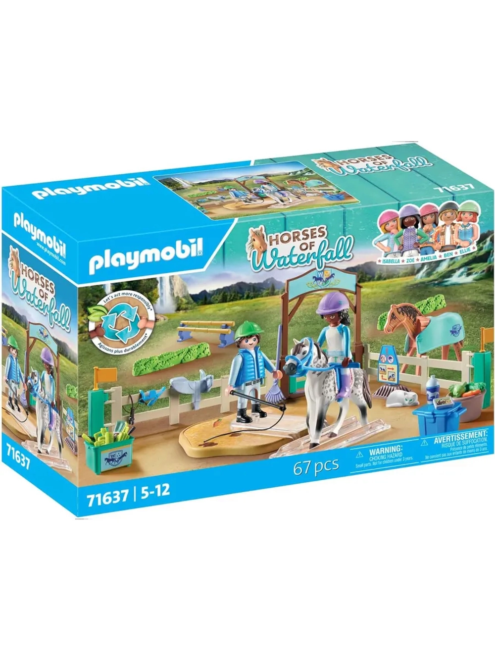 Набор Современная школа верховой езды Playmobil 71637