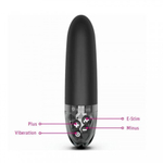 Вибратор Mystim Sleak Freak с электростимуляцией, черный