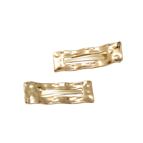 Заколка золотая волна 1шт