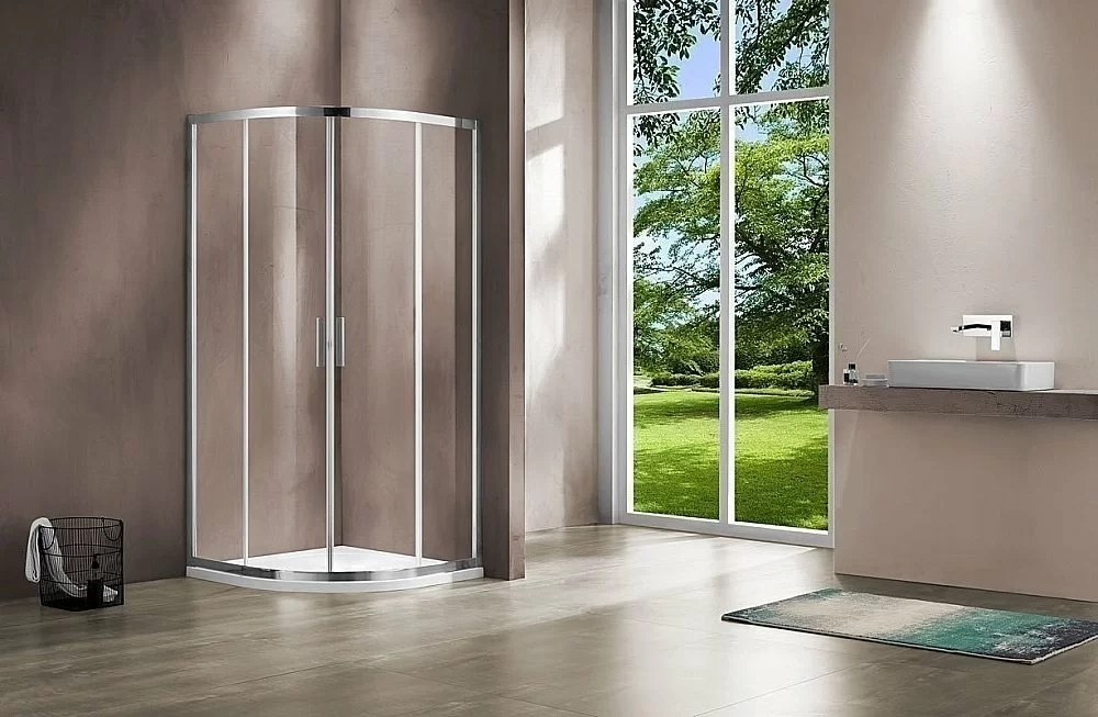 Душевой уголок Vincea Garda VSQ-1G100CL 100x100 стекло прозрачное/профиль хром