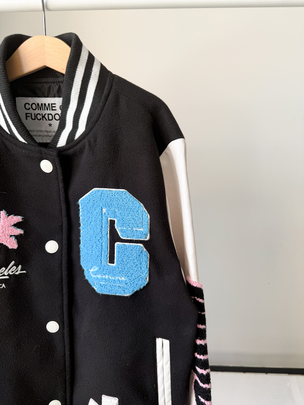 Комбинированный бомбер Comme des Fuckdoun, XS