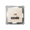 Розетка USB AtlasDesign тип C 65Вт QC PD высокоскор. ЗУ механизм беж. SE ATN000227