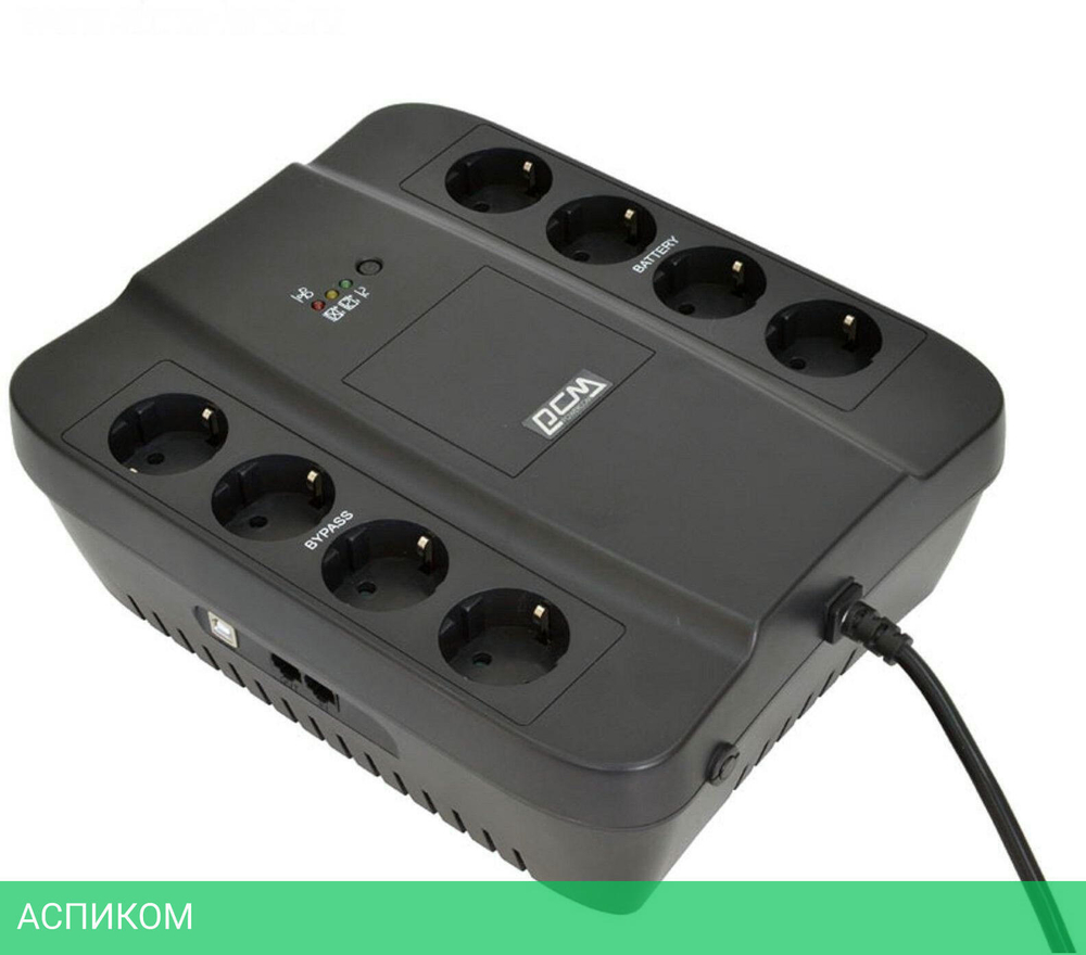 Источник бесперебойного питания PowerCom Spider (SPD-1000N)