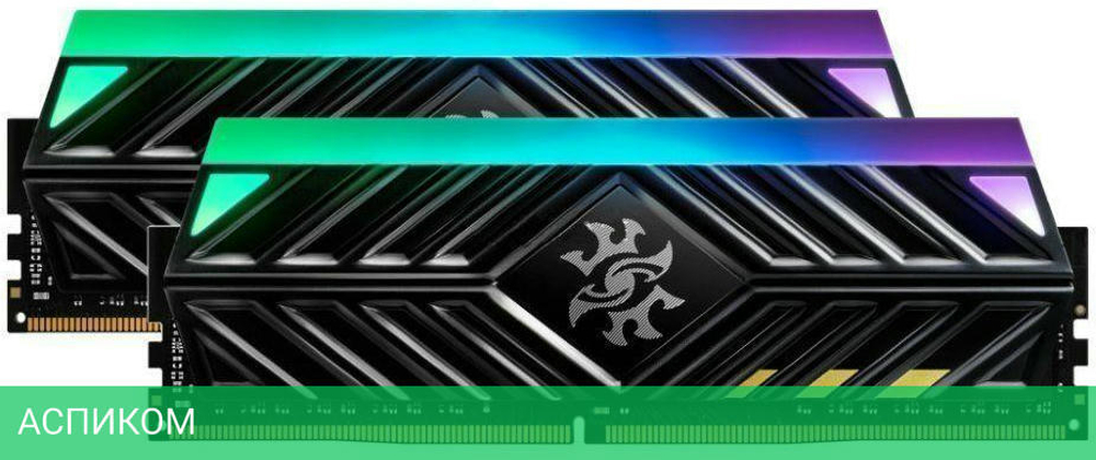 Оперативная память A-Data XPG Spectrix D41 RGB 2x16GB DDR4 PC4-25600 (AX4U320016G16A-DT41)