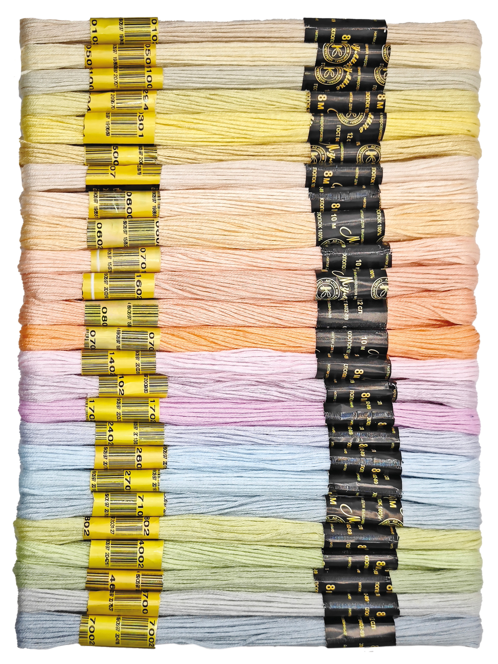 Наборы ниток мулине для вышивания ПНК Киров 25 шт.