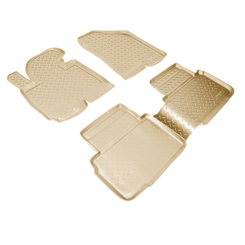 Ковры в салон Norplast/Unidec для Hyundai ix35 в кузове EL (2010-)Полиуретан,Бежевый, арт.NPL-Po-31-14-B