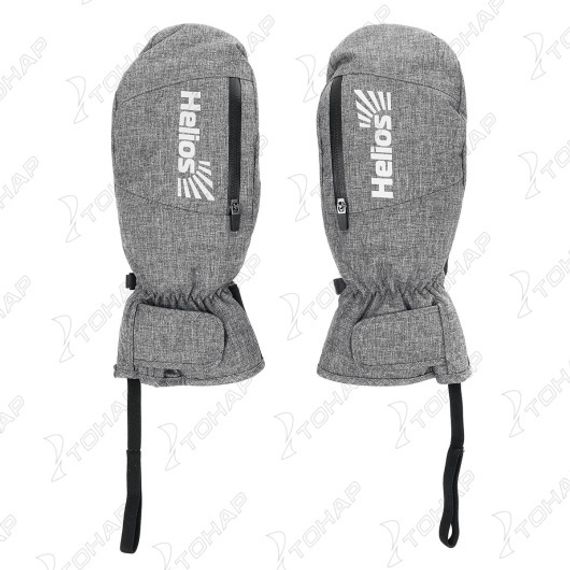 Варежки Comfort, цв.серый р.XL Helios