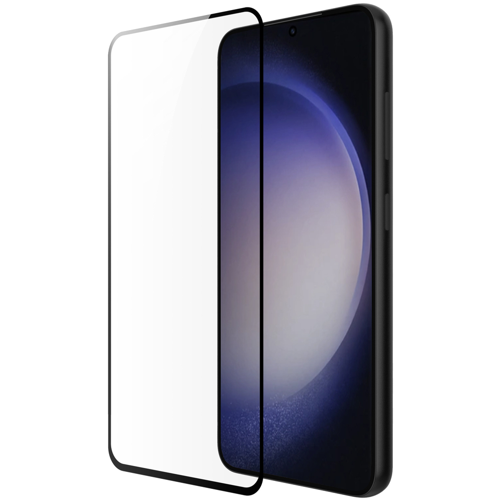 Защитное стекло на экран 6D для Samsung Galaxy S24 и S25, тонкие черные рамками и олеофобное покрытие, G-Rhino