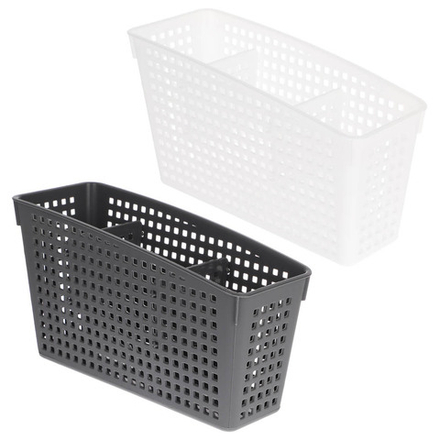 Органайзер Лофт с перегородками 245х95х140 мм белый, серый