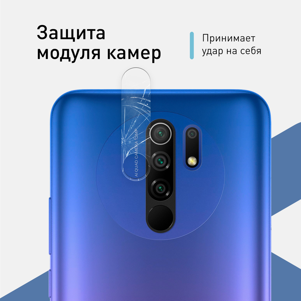 Стекло на камеру ROSCO для Xiaomi Redmi 9 оптом (арт. XM-R9-CLEAR-CAM-GLASS)