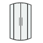 Душевое ограждение Grossman Cosmo 301.K33.02.1010.42.00 (100х100х195) четверть круга,раздвижная,графит сатин,стекло прозрачное, 1 место
