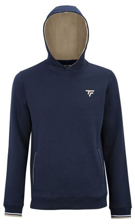 Мужская теннисная кофта Tecnifibre Navy Hoodie - marine