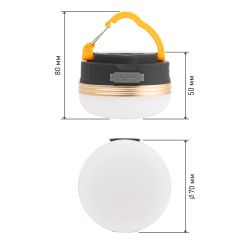 Фонарь кемпинговый светодиодный ЭРА KA-501 Феникс аккумуляторный 3Вт 1200мАч | Кемпинговые фонари