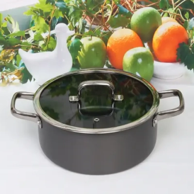 Кастрюля «ENERGY» 4,4 л, стеклянная крышка