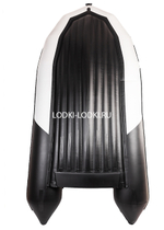 Хантер 380 ПРО белый-черный (лодка ПВХ под мотор НДНД)