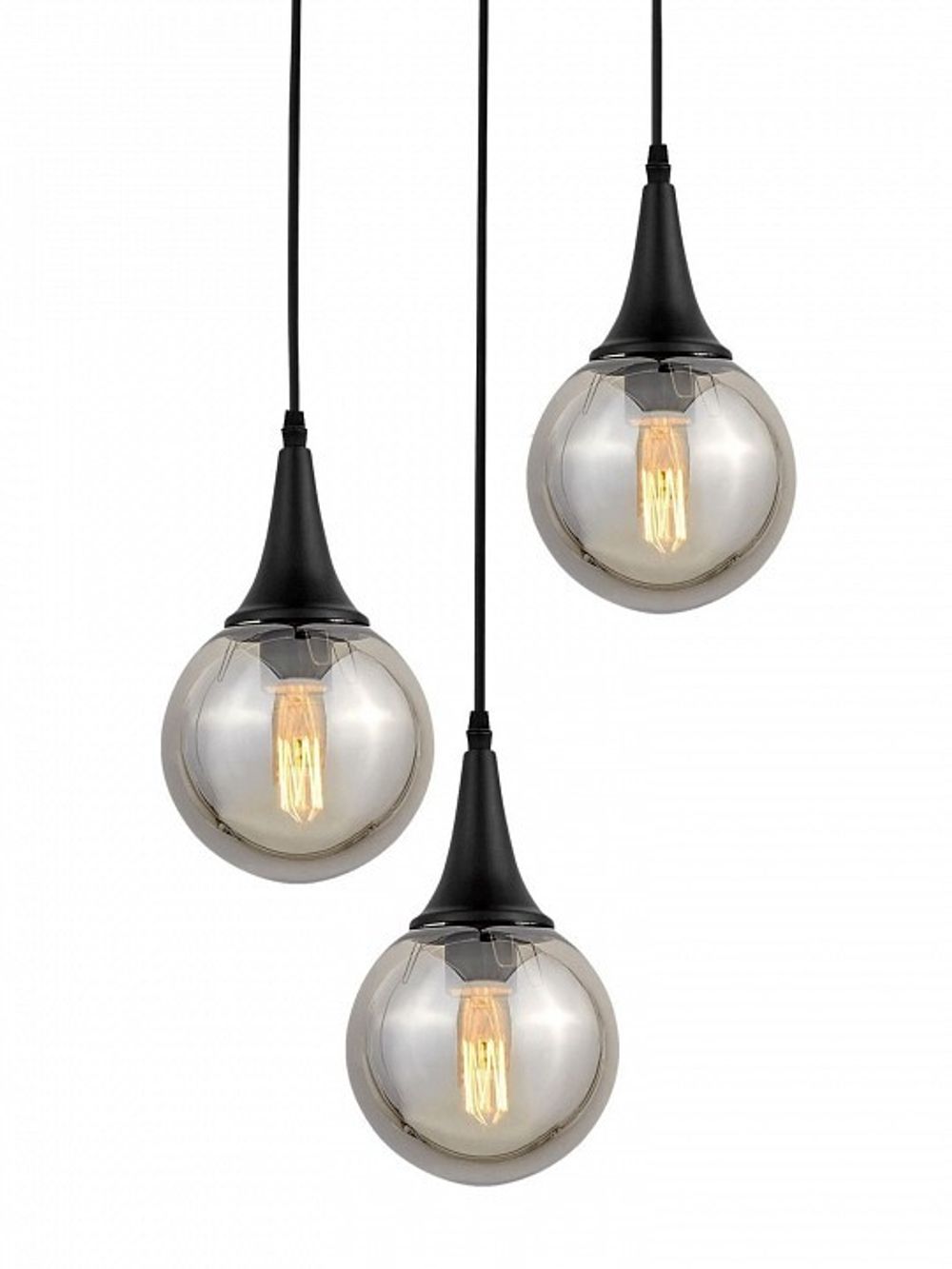 Подвесной светильник LUMINA DECO Rocherro LDP 11191-3 BK