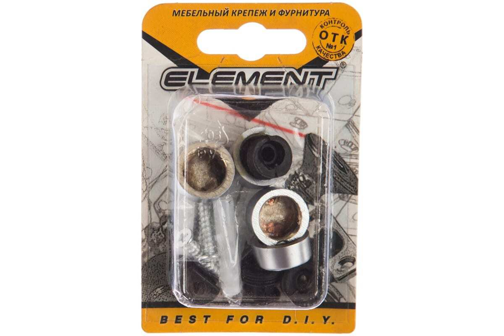 ЗЕРКАЛОДЕРЖАТЕЛЬ СТРОЙБАТ D17ММ МЕТ+ПЛАСТ.№ 3 МАТ. ХРОМ 4ШТ