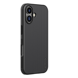 Усиленный противоударный чехол черного цвета от Nillkin для iPhone 17, серия Super Frosted Shield Pro
