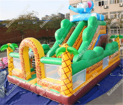 Коммерческий надувной батут "Африканское безумие"