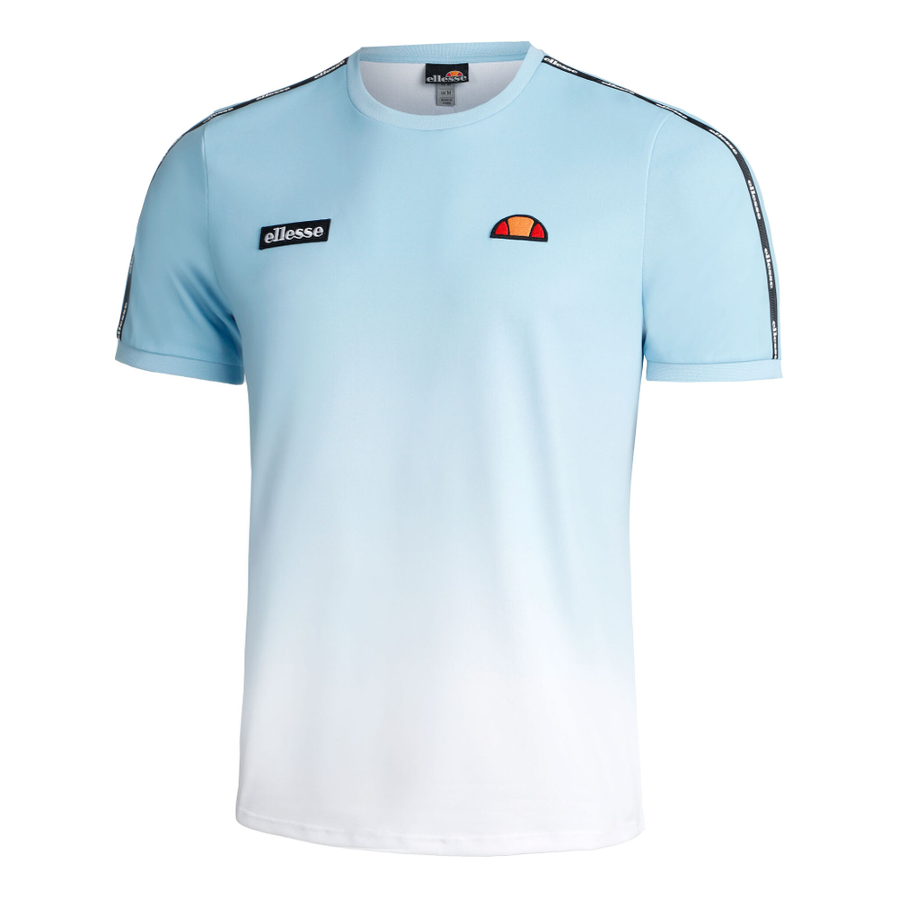 Мужское теннисное поло Ellesse Macina T-Shirt Men - Light Blue, White