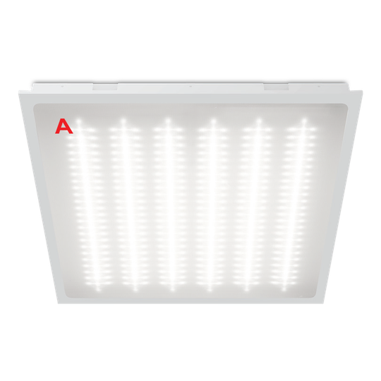 Светильник CLIP-IN ДВО04-052 с БАП EM3 54Вт 5000К IP54 Микропризма 6500лм 600х600х50мм WOLTA PRO