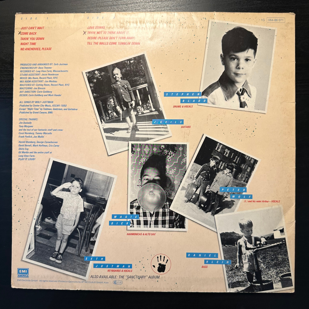 The J. Geils Band - Love Stinks (Германия 1980г.)