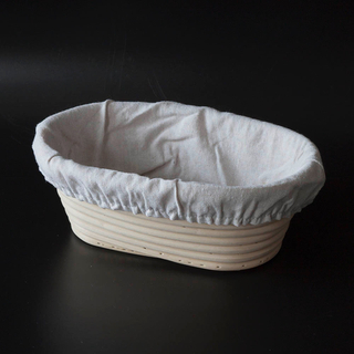 Овальная корзина для расстойки из ротанга S, 21х13,5 см, до 500г теста