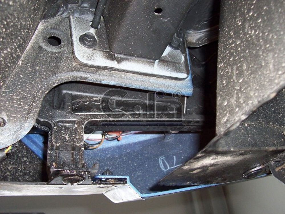Фаркоп оцинкованный Galia H084A для Hyundai ix20 2010-(паспорт и сертификат в комплекте)(без электрики)