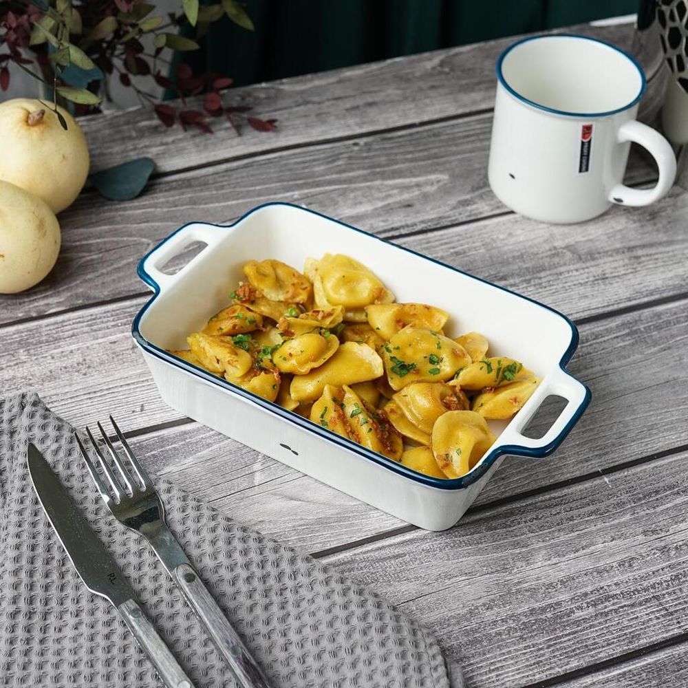 Блюдо прямоугольное 26,7*14,7 см h5,5 см 1050 мл с ручками   P.L. Proff Cuisine [2]