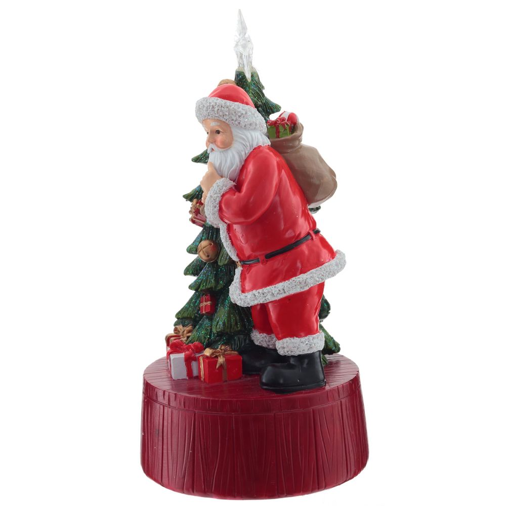 GAEM Фигурка декоративная с музыкой "Новый год" (3xLR44, прилаг.), L12 W11 H22,5 см, 2в.