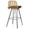 Барный стул Vetle Flat, светлый ротанг