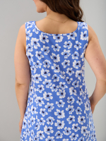 Платье П-012/голубой-мак