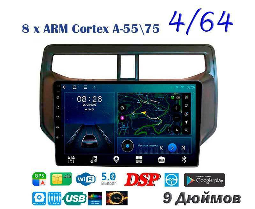 Topway TS10 4+32GB 8 ядер для Toyota Rush 2017-2020