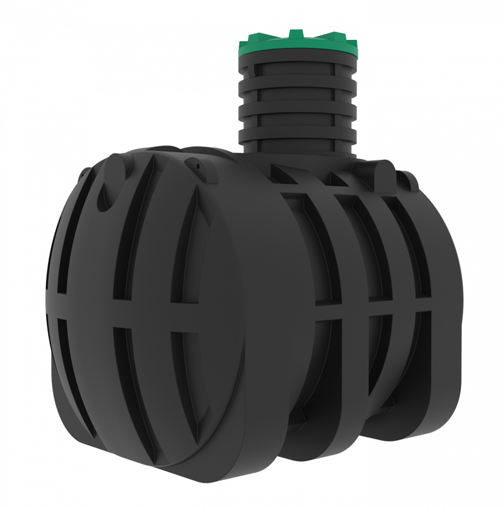 Емкость подземная пищевая Мультпласт ДПВ5500 5500 л. горизонтальная (2820x1820x2725см;205кг;черный) - арт.555434.63