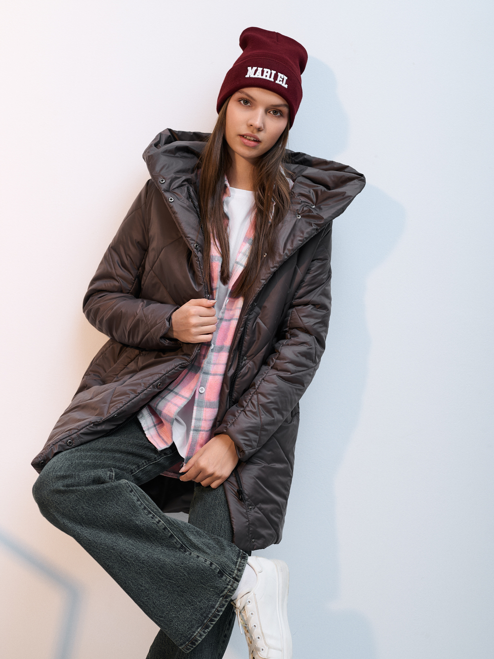 Полупальто демисезонное "2026" кофе