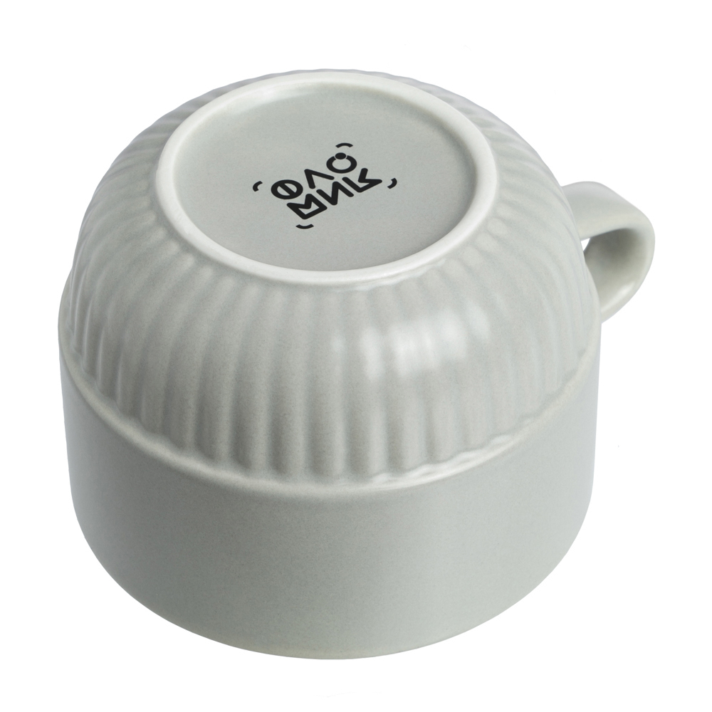 Чайный набор чашка 250мл на подставке из акации 15*9,5*1см "Flomik"