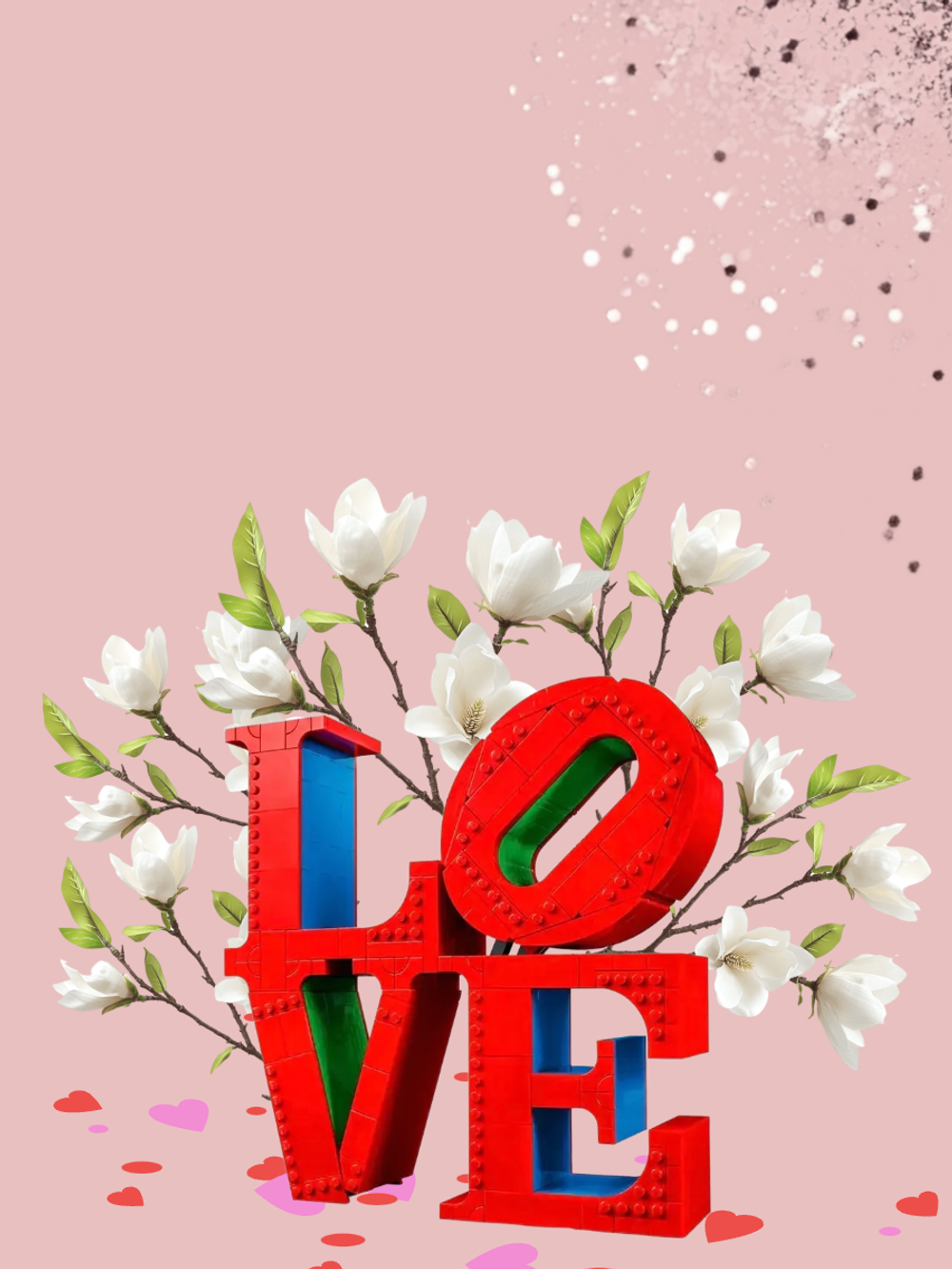 LEGO Art 31214 «LOVE — Любовь» — арт-панно из деталей LEGO для интерьера
