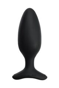 Черная анальная втулка LOVENSE Hush 2 (M) - 13,5 см.
