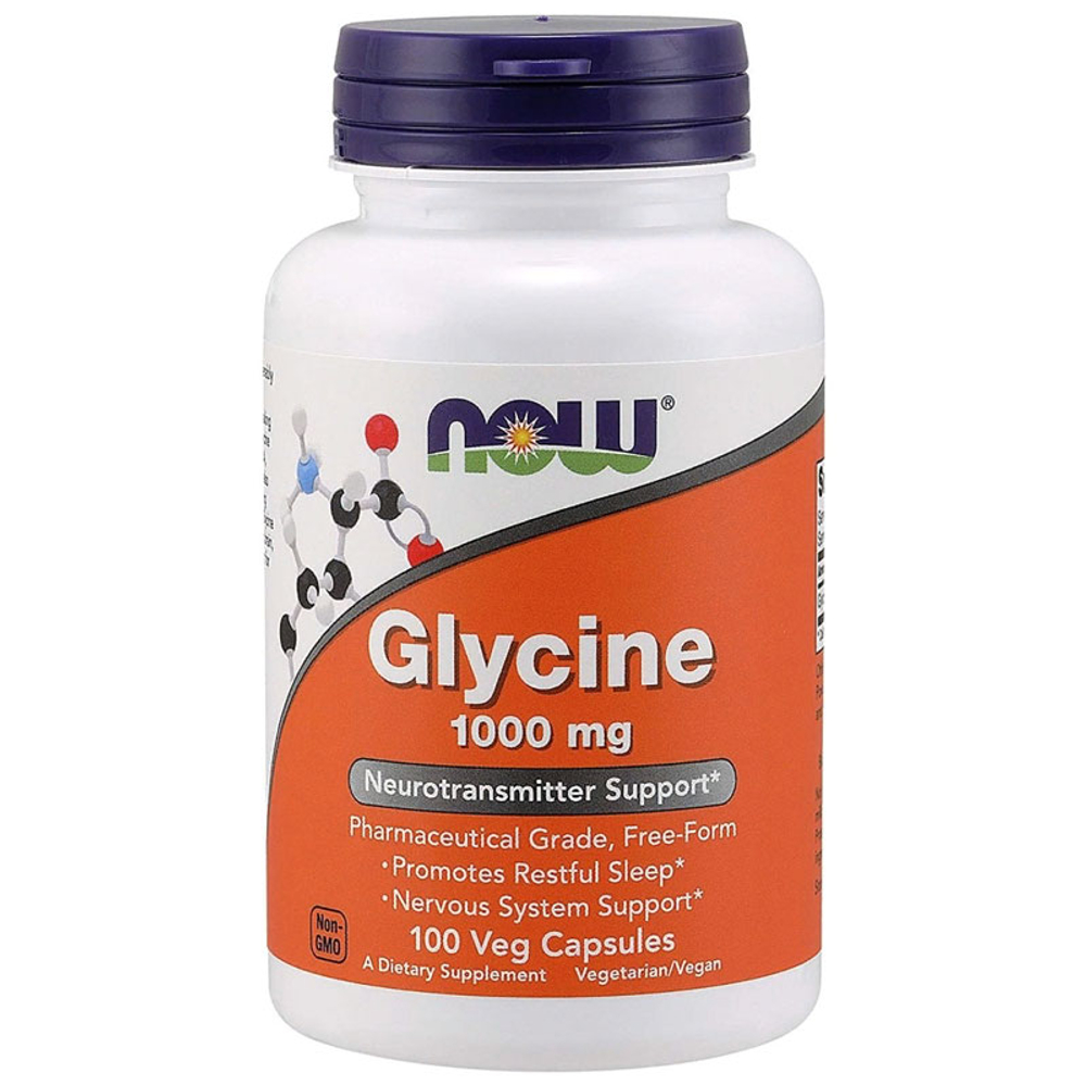 NOW Glycine 1000 мг. (100 капс.) [M]