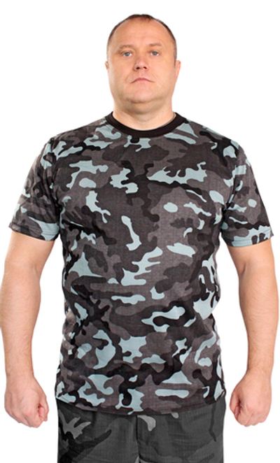 Футболка интерлок серый КМФ