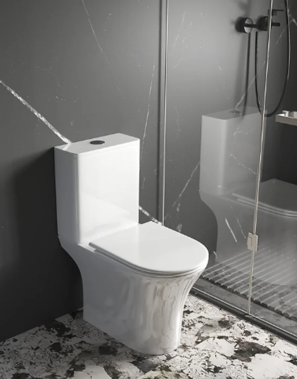 Унитаз-компакт напольный Ceruttispa Bernina Tornado CT11133