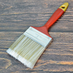 Кисть малярная плоская 75мм 3" искусственная щетина, пластик