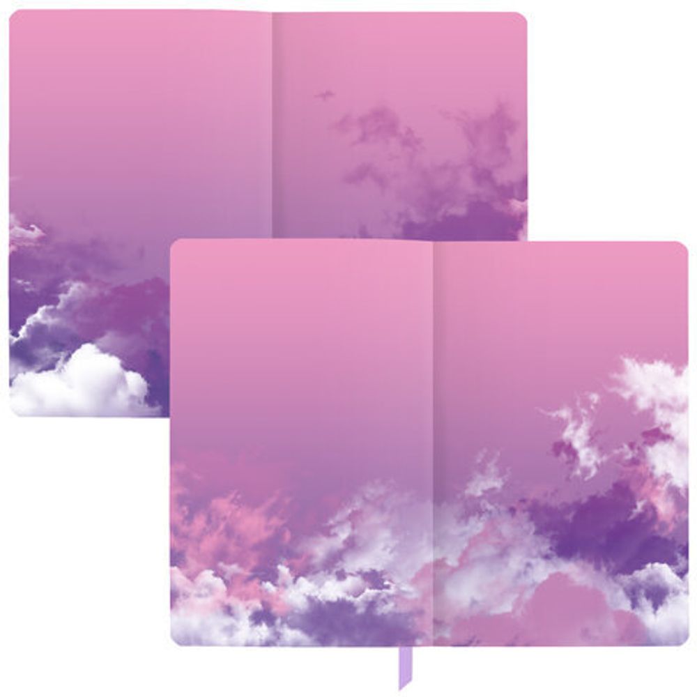 Ежедневник недатированный А5 (138х213 мм), BRAUBERG VISTA, под кожу, гибкий, 136 л., "Paradise", 112017