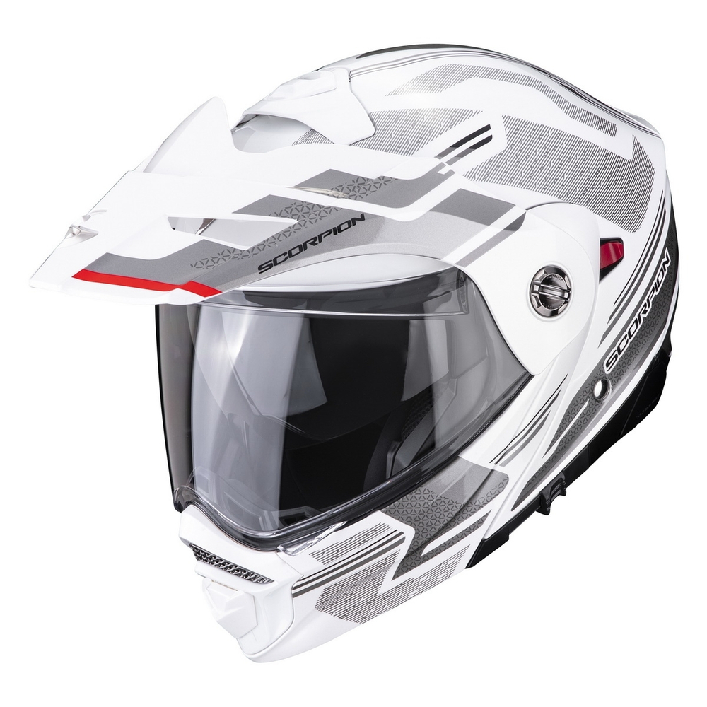 SCORPION EXO ADX-2 CARRERA WHITE/GREY METAL