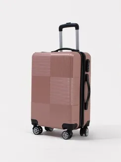 Чемодан маленький 20" кодовый замок, цвет розоый